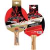 Sport One Mandelli Racchetta Ping Pong Active 2 Stars,Unisex,17x25x3 cm,Nero