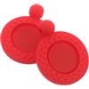 HANABASS 2 Pezzi Marcatore Pallina da Golf in Silicone Rosso con Clip per Cappelli Accessorio Resistente e Visibile per Campo da Golf e Allenamento