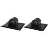 Mikinona 2 Pezzi Clip Fisso per Kayak per Motore e Supporto Barca, Nero Pvc | Montaggio Orizzontale o Verticale, Facile Installazione, Ambiente Marino