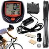 Générique Contatore Chilometrico per Biciclette - SpeedTracker cablato impermeabile | Contatore Display LCD, Sistema Di Chilometraggio Multifunzione, Monitor Dati Di Guida in Tempo Reale, Dispositivo DeC