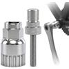 QAWSAF Set di 2 attrezzi per movimento centrale della bicicletta, chiave per movimento centrale, estrattore per corona dentata, per cuscinetti standard a 20 denti, con Shimano Octalink Isis Truvativ