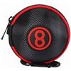 Zxpjkyu Biliardo Porta Palla Custodia Portatile Borsa per Palla da Biliardo in Pelle con Chiusura Robusta Lampo Attacco Rapido per Borsa Adatta a Allenamento, style to 2