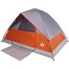 SYDE Tenda da campeggio Igloo per 2 persone, impermeabile, arancione