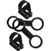 WEKAMOS 4 Pezzi Supporto Snorkel per Maschera Subacquea in Silicone ABS | Attrezzature Snorkeling, Blocca Boccaglio Sub, Mares Supporto Boccaglio