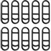 ECVGHD Cinghie in silicone per bicicletta, 10 pezzi, supporto per luce bici