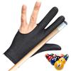 Generic Guanti da biliardo | Guanti da spettacolo in spandex - Guanti a tre dita, guanti antiscivolo traspiranti, indossare la mano sinistra