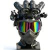 Generic Casco Tattico for Bambini con Maschera e Visore Notturno Finto a 4 Occhi