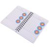 TOPPERFUN Libro Punteggi Tiro L'Arco, Score Book per Arco Compound, Rilegatura a Spirale, Copertina in ABS, Carta, Tracciamento Preciso delle Sessioni, per Gare e Allenamento, per Squadre