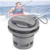 SNAGAROG Valvola Gommone Valvola della Barca del PVC Valvola Gonfiabile Tappo Sostituzione della Valvola del Gas della Barca per Maggior Parte delle Barche Gonfiabili Zattere e Kajak (Grigio)
