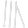 Totority Set da 4 Cinghia Regolabile per Snowboard Bianca in PVC, 9, 7x0, 8