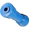 DEARMAMY Rullo Chiglia Barca per Rimorchio, Gomma Blu, Scorrimento Fluido | Scafo Gonfiabile e Carrello, Resistente All'usura, Installazione Facile