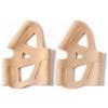 Milageto Ginocchiere in Silicone Flessibile Ginocchiere con Design Traforato Confortevole Supporto per Pcanestro