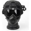 cuguoe Set casco tattico MICH2000 (con visiera e luci)