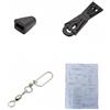 Baoblaze Connettore da Pesca Girella Acciaio Inox Spina Clip Rilascio Filo Downrigger Collegamento Stabile Peso Trolling 304 Resistente alle Intemperie
