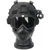 cuguoe Kit casco tattico MICH2000 con segnale torcia maschera
