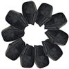 MotiveTech 10 Pezzi Copritesta da Golf con Numeri, Nero | Morbido, Coprimazza da Golf con Chiusura a Strappo, Pratico, per