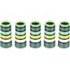 Fockety Ghiere in Ferro di Plastica da 10 Pezzi per Alberi in Acciaio Conici da 0,35 Pollici (9,1 mm*30 mm*14)