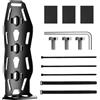 RichVibe Plastica per la forcella anteriore della bici Gabbia Portaborraccia per MTB Strada Ciclismo Staffa di Montaggio Nero Rack di Immagazzinaggio per Bicicletta Gear