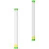 Vaguelly Tubo Porta Galleggianti da Pesca 2 Pezzi Spugna Trasparente | Pesca su Ghiaccio e Barca, Design Cilindrico in Plastica, Visibilità Chiara, Scelta Rapida Colore Casuale