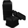 SHOWERORO 4 Pezzi Blocchi Rialzo per Pedana da Camminata Neri, Regolabili, | Walking Pad e Treadmill, Protezione Pavimento, Stabilità, Inclinazione