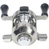 Generic per mini esca mulinello da pesca corpo in metallo 90g leggero tamburo bobina 2+1BB liscia acqua salata acqua dolce ghiaccio attrezzatura da pesca rosso 8x7x4cm