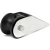 Beavorty Staffa Ancora Barca in Acciaio Inox Rullo Nylon per Catena | Colore Argento, Installazione Semplice, Superficie Lucidata, Blocco Sicuro