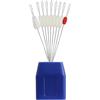 ASAKKURA 10 Pezzi Fermagalleggiante da Pesca 7+2 in Silicone Blu | Compatto e Portatile, per Fissare la Profondità del Galleggiante, Pesca in Stream e Oceano