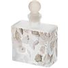 Hervit Bottiglia in Vetro Porta essenze Rosa Decoro Floreale Botanic 9,5X14,5cm