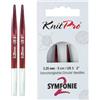 KnitPro Symfonie - 2 mini aghi intercambiabili, 5 cm, 3,25 mm