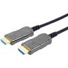 PremiumCord Cavo in fibra ottica HDMI 2.1 ad altissima velocità 8K@60Hz con connettori placcati oro, 7 m