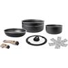 BRUNNER Set di pentole Brunner Pirate Spacemaster, diametro 24 cm, nero