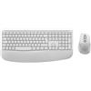 LOGITECH Tastiera e mouse wireless Logitech MK880, colore bianco (versione tedesca)