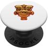 Year of the Green Snake 2027 Lion Dance Head - Felice Capodanno cinese -La capra rossa del fuoco PopSockets PopGrip Adesivo