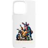 Bunny Meccanico Estetica Officina Moto U Custodia per iPhone 15 Pro Max La Mia Moto È A Posto Scena Comica Di Centauro
