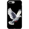 Piccioni bianchi per gli appassionati di Custodia per iPhone 7 Plus/8 Plus Piccione in Bianco Colomba Città Piccione di Legno Colomba