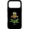The Botany Bureau Custodia per iPhone 17 Pro Max Illustrazione della pianta dell'orchidea pantofola della signora Paphiopedilum