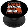 Card Collector Gifts Un giorno senza carte è come non ho idea Trading Card PopSockets PopGrip Adesivo