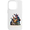 Bunny Meccanico Estetica Officina Moto U Custodia per iPhone 14 Pro La Mia Moto È A Posto Scena Comica Di Centauro