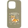 Corgi Chaos Club Custodia per iPhone 15 Pro Divertente anatomia di un corgi amante dei cani Doggo Pet Owner Humor