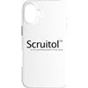 Sarcastic Life Co. Custodia per iPhone 16 Plus Don't Care Drug Scuitol Divertente Sarcastico Screw It All