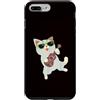 Family Cutey PH Merch Designs Art, Store Custodia per iPhone 7 Plus/8 Plus Divertente Musicista Gattino Graphic Art