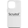 Sarcastic Life Co. Custodia per iPhone 13 Pro Don't Care Drug Scuitol Divertente Sarcastico Screw It All