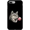 Vintage Shiba Inu Bubblegum Aesthetic St Custodia per iPhone 7 Plus/8 Plus Gomma da masticare rosa Shiba Inu, simpatica grafica per amanti dei cani