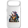 Bunny Meccanico Estetica Officina Moto U Custodia per iPhone Air La Mia Moto È A Posto Scena Comica Di Centauro