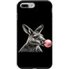 Vintage Kangaroo Bubblegum Aesthetic Sty Custodia per iPhone 7 Plus/8 Plus Gomma da masticare rosa canguro carina Kangaroo Lover Graphic Women