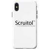 Sarcastic Life Co. Custodia per iPhone X/XS Don't Care Drug Scuitol Divertente Sarcastico Screw It All