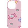 Candy Lovers and Sweets Gifts Custodia per iPhone 14 Pro Carino pastello rosa caramella caramella modello