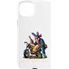 Bunny Meccanico Estetica Officina Moto U Custodia per iPhone 15 Plus La Mia Moto È A Posto Scena Comica Di Centauro