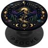 Cosmic Trail Mountaineering Designs Summit è la scusa Celeste Mezzaluna Escursionista PopSockets PopGrip Adesivo
