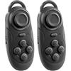 auvisio mouse stick Android: Set da 2 Mini controller di gioco a batteria e telecomando, Bluetooth 3.0, per Android, iOS e PC (controller wireless per gaming, cellulare)